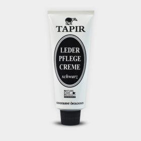 Lederpflegecreme in schwarz