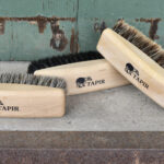 Glanzbürste mit schwarzem Rosshaar – Bild 5