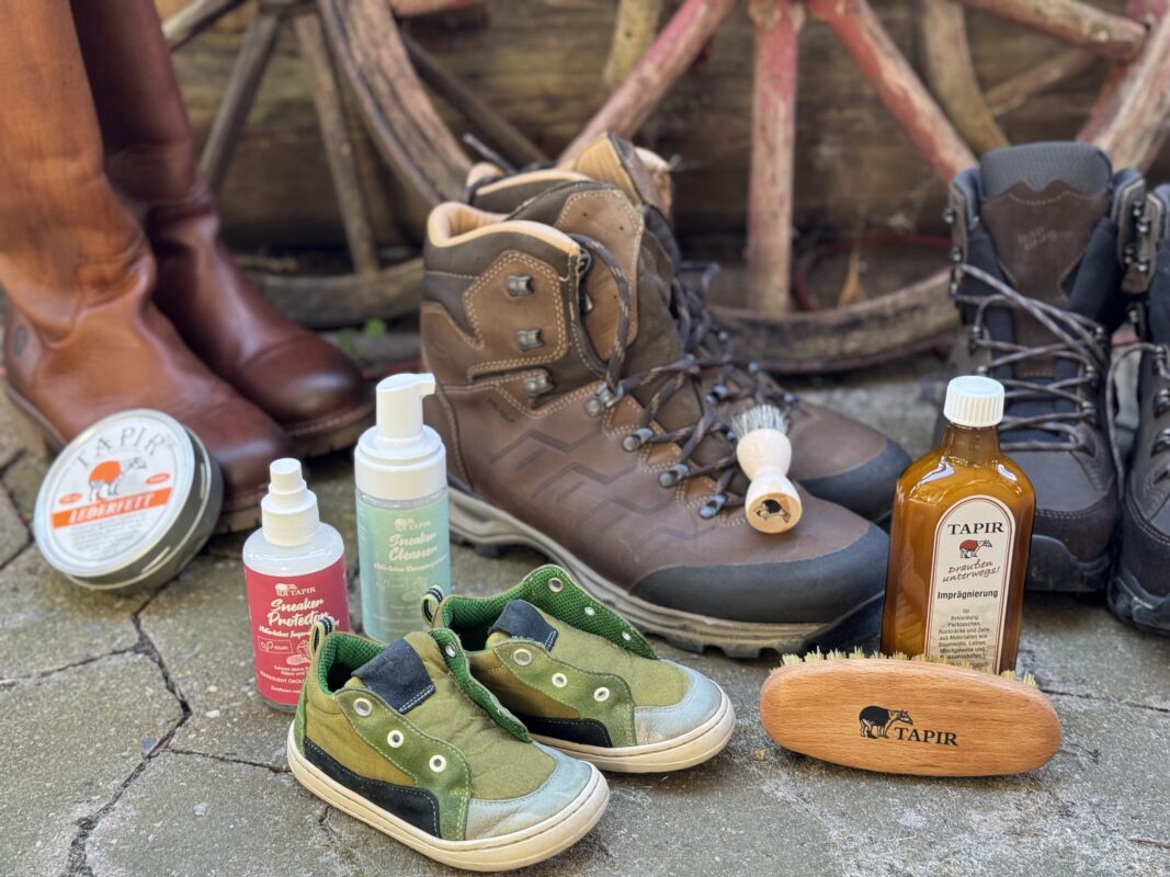 fertige Schuhpflegeroutine